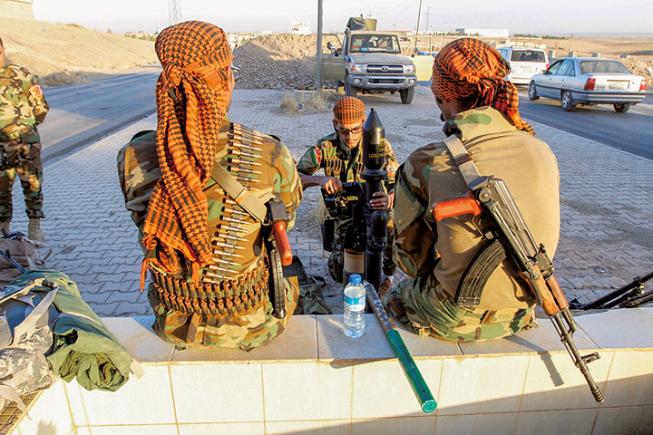 油田地帯キルクークに展開していたペシュメルガもあっさり撤退しイラク軍が掌握　Ako Rasheed-REUTERS