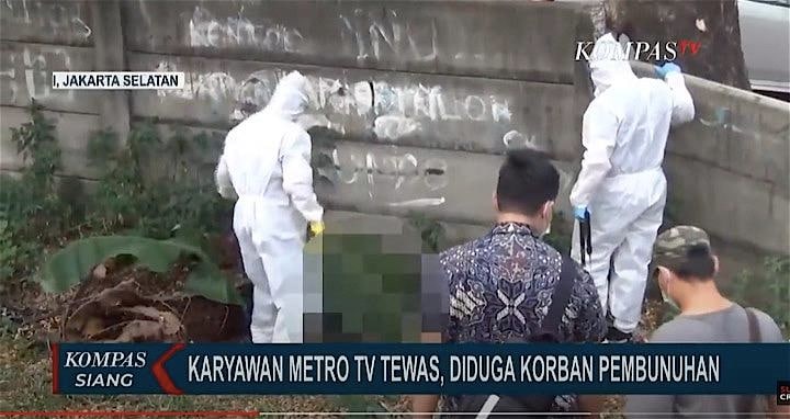 民放テレビ局「メトロTV」の若手編集スタッフが発見された現場　KOMPASTV / YouTube