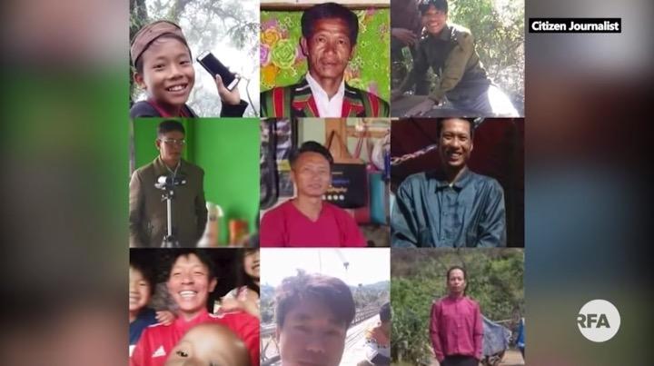 国軍によって虐殺された村人たち　RFA Burmese  / YouTube