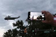 トランプ、軍病院を退院　ホワイトハウスに到着
