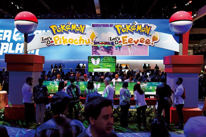 世界最大級のゲームの祭典「E3」の会場、大勢のファンでにぎわう任天堂ブース