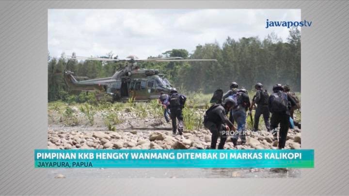 TPNPB襲撃作戦に参加した兵士たち　jawapostv official / YouTube