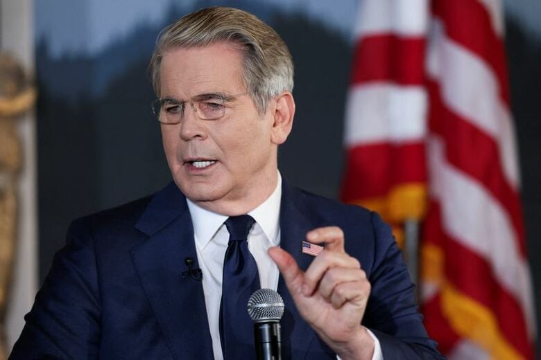 ベセント米財務長官。1日、米ノースカロライナ州アッシュビルで撮影。REUTERS/Sam Wolfe