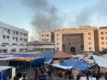 ブリンケン米国務長官は２９日、イスラム組織ハマスに対し、パレスチナ自治区ガザでの停戦と人質解放に向けたイスラエルの提案に合意するよう呼びかけた。２０２３年１１月撮影（２０２４年　ロイター/Doaa Rouqa）