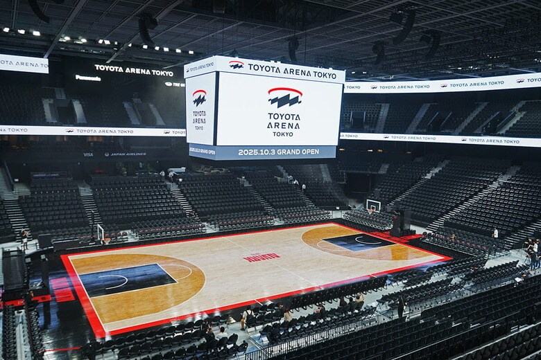 TOYOTA ARENA TOKYO　PHOTO：TOMOHIRO IWANABE-NEWSWEEK JAPAN