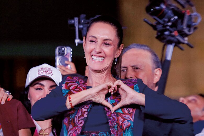 シェインバウムは師と仰ぐロペス・オブラドール現大統領の残した負の遺産も引き継ぐ　GERARDO VIEYRAｰNURPHOTOｰREUTERS