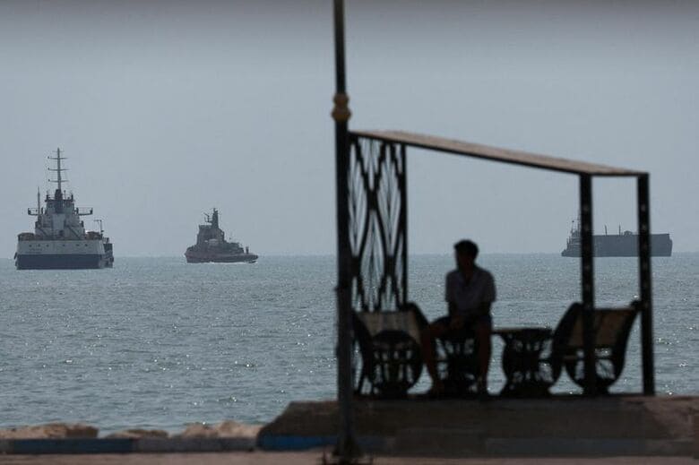 2026年8月28日、イランのバンダル・アッバス沖の海岸付近　Majid Asgaripour/WANA (West Asia News Agency) via REUTERS