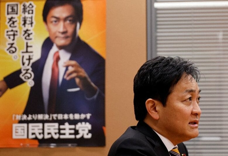 写真は国民民主党の玉木雄一郎代表。2026年1月、都内で撮影。REUTERS/Kim Kyung-Hoon