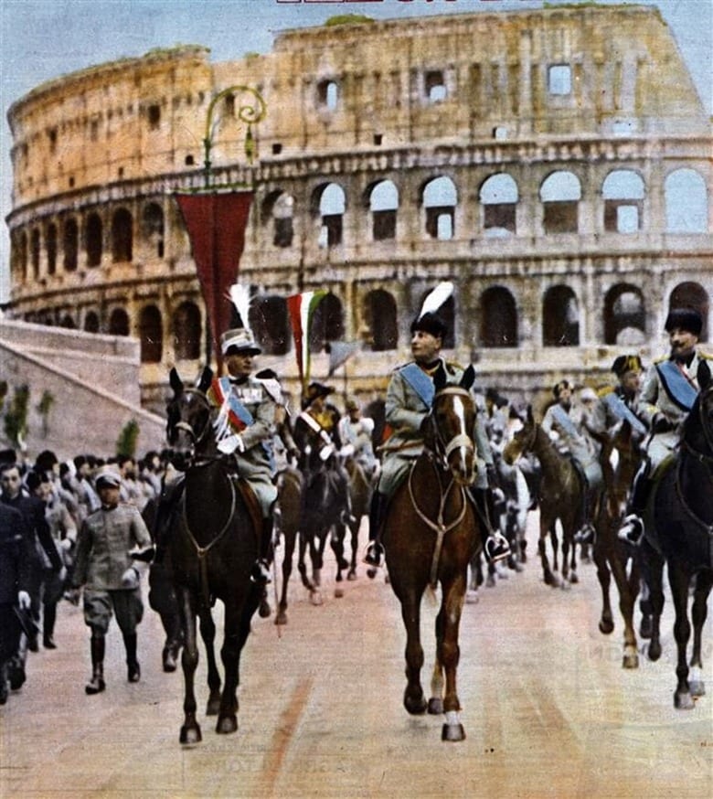 ムッソリーニはイタリアの歴史に大きな影響を与えた　Bridgeman Images-REUTERS