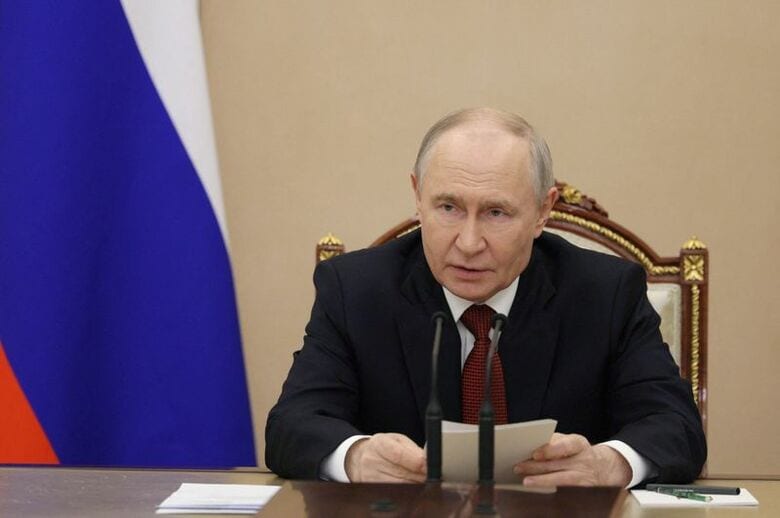 写真はロシアのプーチン大統領。6月28日、モスクワで代表撮影。Sputnik提供。REUTERS
