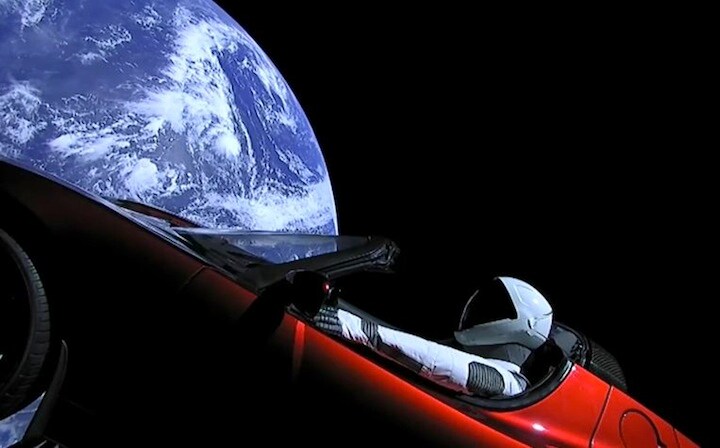Live Views of Starman-SpaceX -Youtube