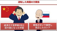 「永遠の兄弟」中露の力関係は完全に逆転...　中国が「大兄」でロシアは「弟」【注目ニュースを動画で解説】