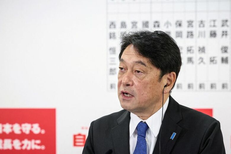 写真は社会保障国民会議の議長を務める自民党の小野寺五典税調会長。2024年10月、東京で代表撮影。REUTERS