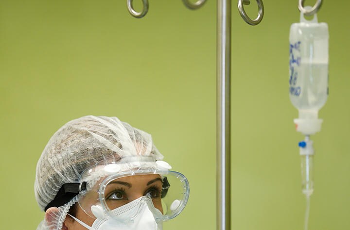 モノクローナル抗体薬はトランプ前大統領に投与されたことでも話題になった　Yara Nardi-REUTERS