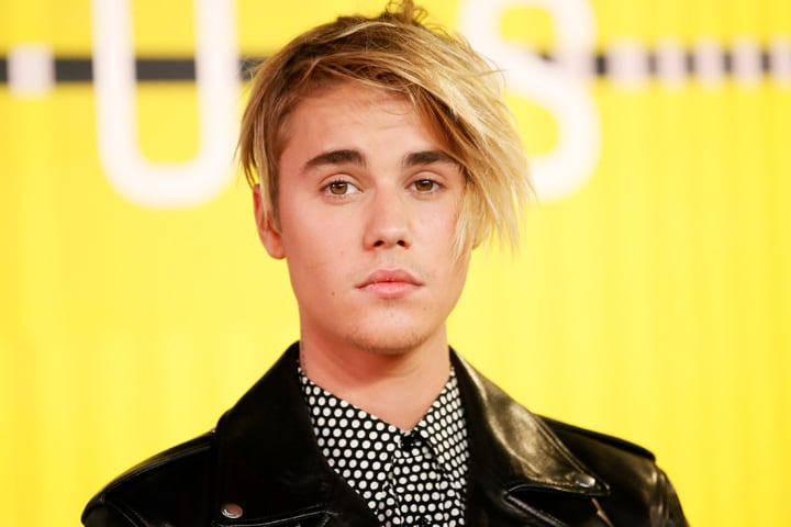 「2015 MTV Video Music Awards」の授賞式に姿を見せたジャスティン・ビーバー　Danny Moloshok-REUTERS