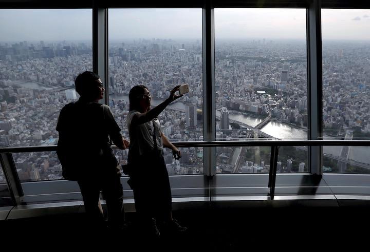 スカイツリーからの東京の眺望　Issei Kato-REUTERS
