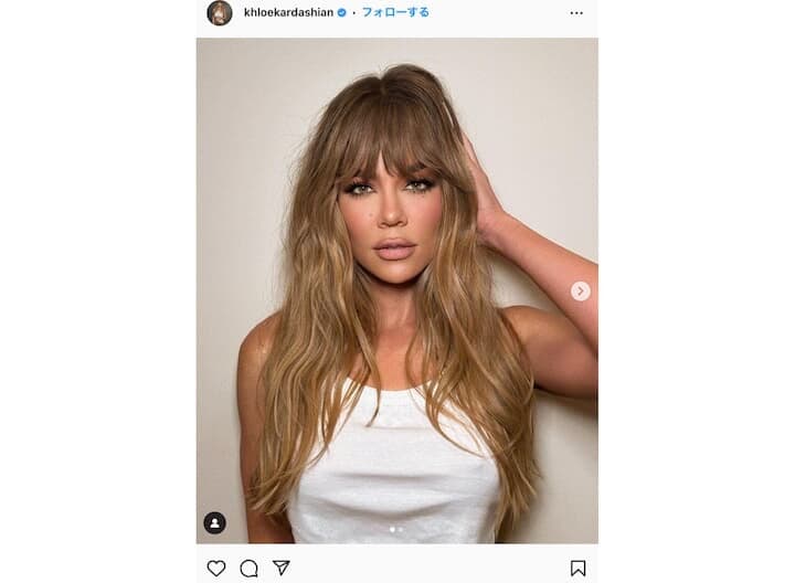 容姿が定期的に変わる、とも言われるクロエ・カーダシアン、最近のインスタグラムから......  Instagram - khloekardashian