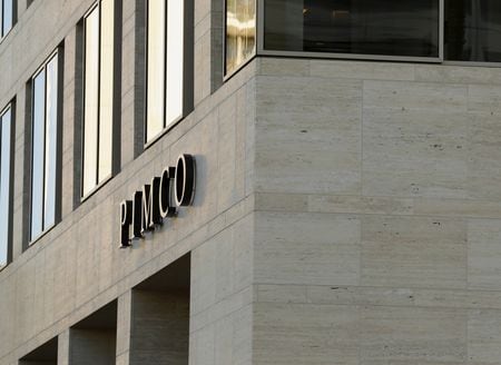 　７月２５日、米債券運用大手パシフィック・インベストメント・マネジメント・カンパニー（ＰＩＭＣＯ）がトルコリラ建て資産の保有に引き続き積極的であることが分かった。写真は同社のオフィス。２０１５年８月、カリフォルニア州ニューポートビーチで撮影（２０２４年　ロイター/Mike Blake）