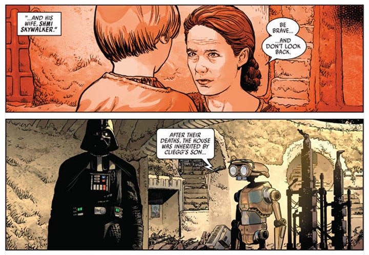 コミックは映画のその後を掘り下げ、ダース・ベイダーの感情を描く　Marvel and StarWars.com