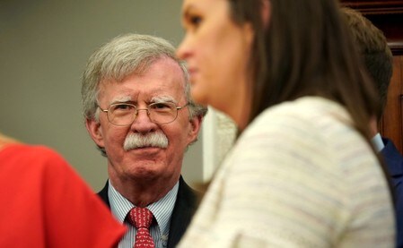 　５月１６日、ボルトン米大統領補佐官は米朝首脳会談が実現する可能性はまだあるとの見方を示した（２０１８年　ロイター／Kevin Lamarque）