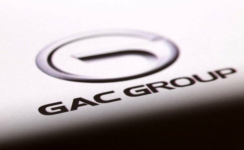 写真は広汽集団（ＧＡＣ）のロゴ。２０２４年１月撮影。REUTERS/Dado Ruvic