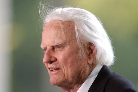 　２月２１日、キリスト教福音派の米国人伝道師ビリー・グラハム氏がノースカロライナ州の自宅で死去した。９９歳だった。同州シャーロットで２００７年５月撮影（２０１８年　ロイター/Robert Padgett）