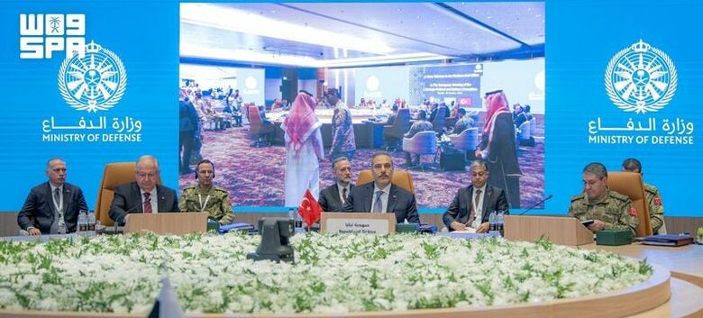 2026年10月5日、サウジアラビアのリヤドで開催された3か国会合　Saudi Press Agency/Handout via REUTERS
