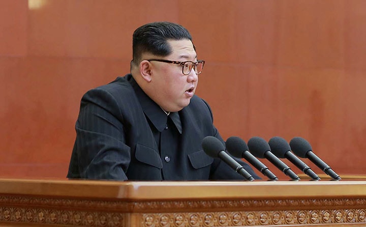 北朝鮮の子供たちは勤労動員と物資供出に苦しめられている　KCNA-REUTERS