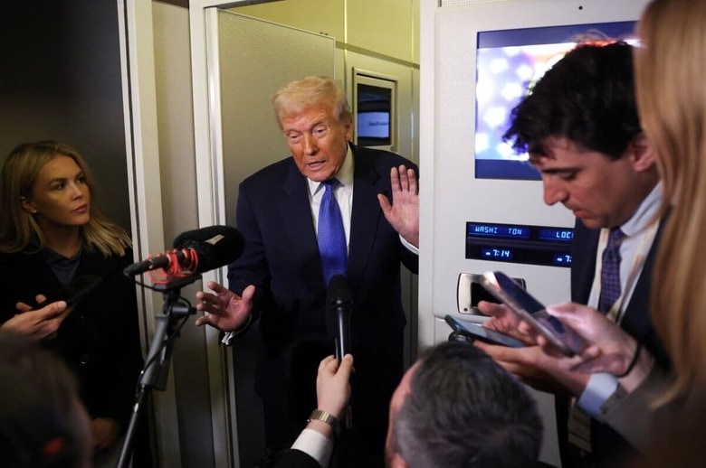 リセッション突入の可能性を否定しなかったトランプ　Kevin Lamarque-REUTERS