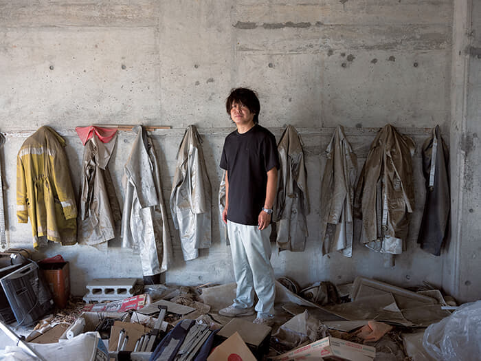 地元消防団員の中谷祥久さん（双葉町、25年）。有志の会を発足し伝統行事などを避難先で維持する活動をしてきた。解体予定の屯所を「残してほしいが、新しく町が生まれ変わるには仕方ない」と話す