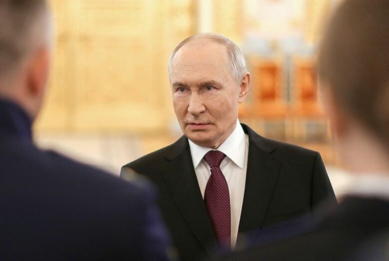ロシアのプーチン大統領。6月23日、モスクワで代表撮影。Sputnik/Gavriil Grigorov/Pool via REUTERS