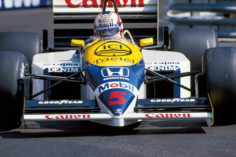 「ウィリアムズ・ホンダ」は1986年と87年にコンストラクターズ・チャンピオンに輝いた（写真は86年モナコGPのナイジェル・マンセル）　JEAN-YVES RUSZNIEWSKIｰTEMPSPORTｰCORBISｰVCG/GETTY IMAGES