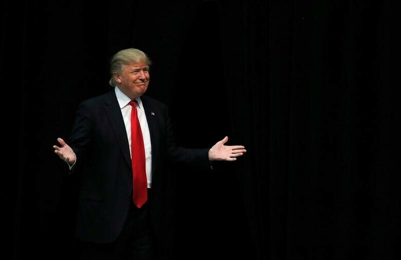 １１月１０日、米大統領選でドナルド・トランプ氏（写真）が勝利し、共和党が連邦議会の上下両院を抑えたことで、米大手企業の間では海外利益での課税に対する大規模減税導入への期待が高まっている。ノースカロライナ州で３月撮影（２０１６年　ロイター/Chris Keane）