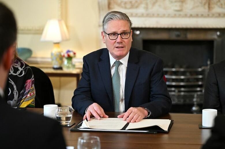 写真はスターマー首相。ロンドンで4月代表撮影　Pool via REUTERS