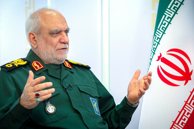 イスラム革命防衛隊（ＩＲＧＣ）」情報機関トップ⁠のマジド・カデミ　Iranian Supreme Leader'S Office via ZUMA Press Wire via Reuters Connect