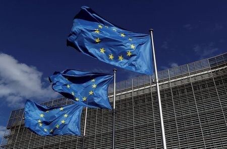 　１０月２日、欧州連合（ＥＵ）首脳会議は、ベラルーシの当局者に制裁を課すことで合意した。ベルギー・ブリュッセルで８月２１日撮影（２０２０年　ロイター/Yves Herman）