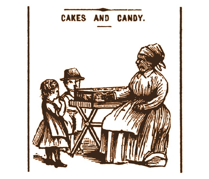 ラフカディオ・ハーン自身の手によるカット（版画）　『復刻版 ラフカディオ・ハーンのクレオール料理読本』より