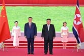 「一つの中国原則」全面的に支持と金正恩…中朝首脳、政治・経済分野など協力拡大で合意