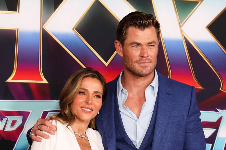 クリス・ヘムズワースとエルサ・パタキー夫妻（2022年6月、ロサンゼルス）　David Swanson-REUTERS