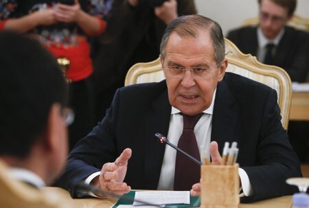 　１１月３０日、ロシアのラブロフ外相は、米国が世界各国に対し北朝鮮とのすべての関係を断つよう求めたことに対し、否定的な見方を示した。２４日撮影（２０１７年　ロイター/Sergei Karpukhin）