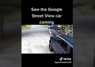 【動画】意図的にグーグルストリートビューに写り込む男性