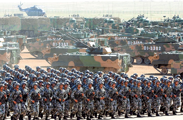 中国軍を北朝鮮に配備すれば状況は変わるかもしれない（写真は人民解放軍のパレード） China Daily-REUTERS
