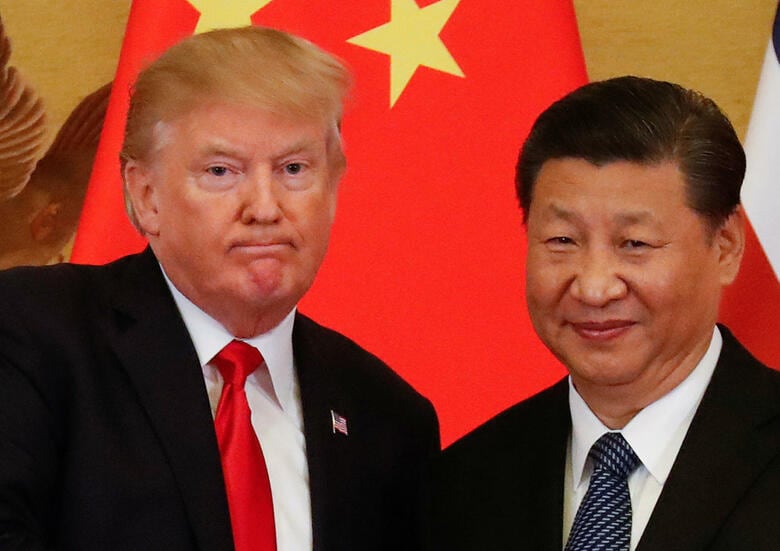 トランプ大統領と習近平国家主席  Damir Sagolj-REUTERS