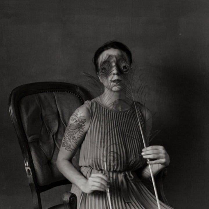 孔雀としてのセルフポートレイト／“Rayuela ― 想像上の日記”シリーズ From Simona Ghizzoni @simona.ghizzoni