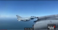 【動画】その距離わずか5メートル...中国戦闘機によるカナダ哨戒機への「異常接近」