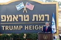 イスラエル、ゴラン高原の入植地を「トランプ高原」と命名