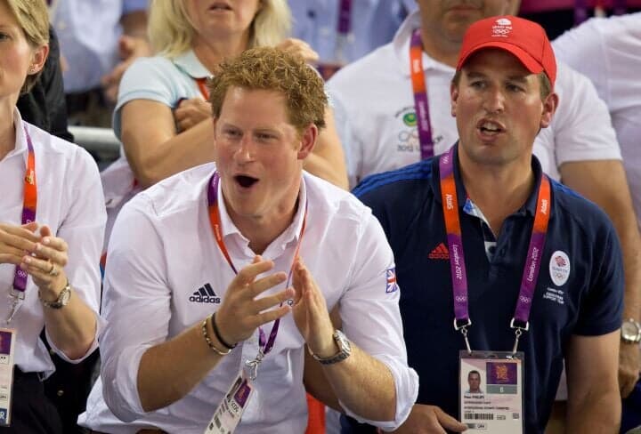 ヘンリー王子とピーター・フィリップス