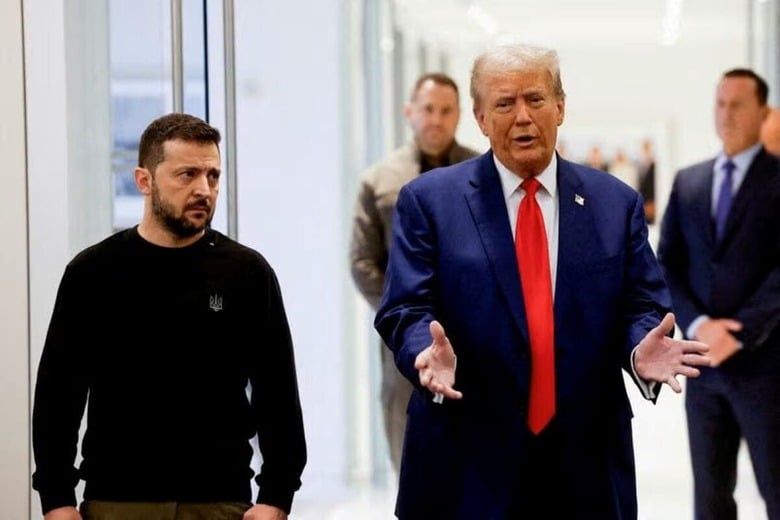 米国とウクライナは鉱物資源に関する協定について合意した。２０２４年９月、米ニューヨークのトランプタワーで撮影（２０２５年　ロイター/Shannon Stapleton）