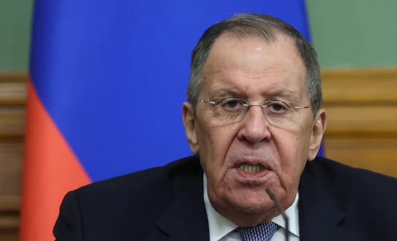 ロシアのラブロフ外相。5月1８日、モスクワで撮影。Maxim Shipenkov/Pool via REUTERS