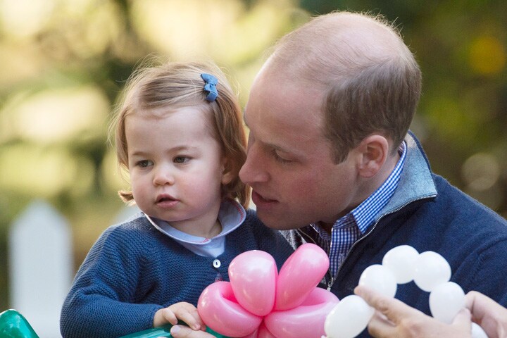 来年4月には弟か妹が生まれお姉さんになるシャーロット王女　Jonathan Hayward-REUTERS